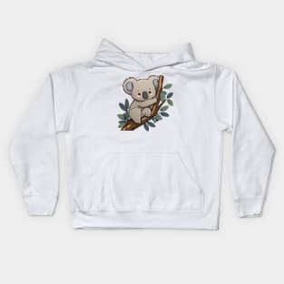 koala on the tree RELAX MODE Kids Hoodie